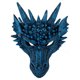 thumbnail image 1 of Máscara de mandíbula de dinosaurio de Halloween, máscara de dragón de mascarada de PU, vestido elegante para fiesta y Festival, 1 of 8