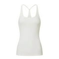 thumbnail image 2 of Bovxnpu Women's Pajama Tops Sleep Shirt, Women's Plus Size Solid Color Racerback Suspender Vest Round Neck Suspender Vest Sleepwear Loungewear, 2 of 3