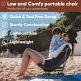 thumbnail image 2 of YIZI-LITE :Lightweight Camping Chair (Orange), 2 of 7