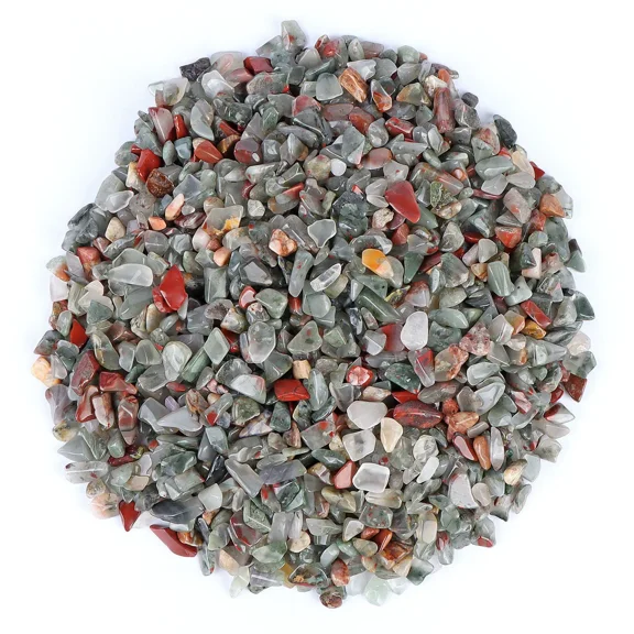 Firefly Hope 100g 3-5mm Assorted Irregular Shaped Quartz Crystal Chips, Crushed Tumbled Polished Decorative Rocks for Succulents, Aquarium, Betta Fish Tank Gravel, Vase Filler & DIY Crafts, S6