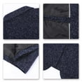 thumbnail image 4 of Mens Casual Sport Coat 1 Button Suit Blazer Slim Fit Lightweight Daily Jackets, 4 of 5