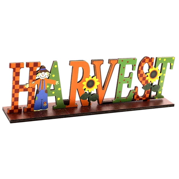 Yuarrent Adornos de Halloween Búho Verduras Acción de Gracias Cosecha de otoño Vajilla para el hogar Decoraciones Patrón de dibujos animados Centro de Kits de decoración para fiestas JM00503 Yuarrent HA063881-06