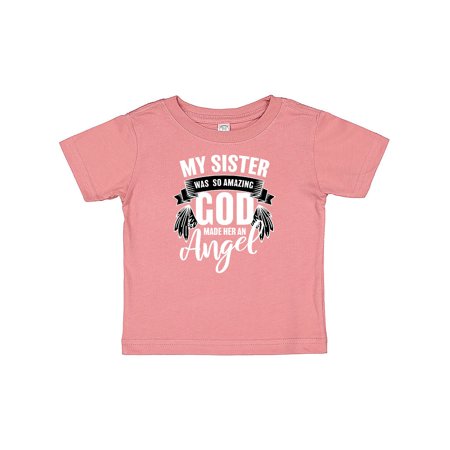 

Inktastic My Sister was So Amazing God Made her an Angel Gift Baby Boy or Baby Girl T-Shirt