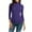 Purple, variant on BLVB Womens Slim Fitted Mock Turtleneck Tops 3/4 Sleeve Lightweight Base Layer Shirts Stretch Undershirts
