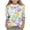 Purple, variant on Cethrio Girls Easter Tops, Soft Summer Crew Neck 3/4 Sleeve Girls T Shirts Purple Size 5T