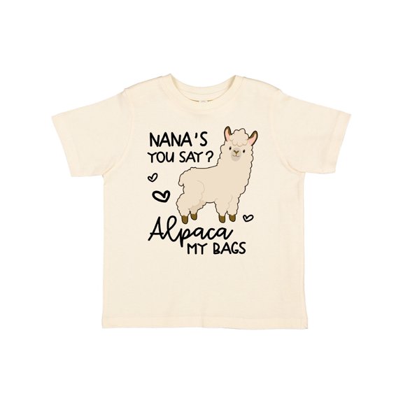 Inktastic Nana's You Say Alpaca My Bags Boys or Girls Toddler T-Shirt