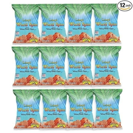 Limyè Potato Chips, World Spice Flavor, Kosher Certified, Allergen Free Vegan potato chips, 1.5 Oz (12 Pack)