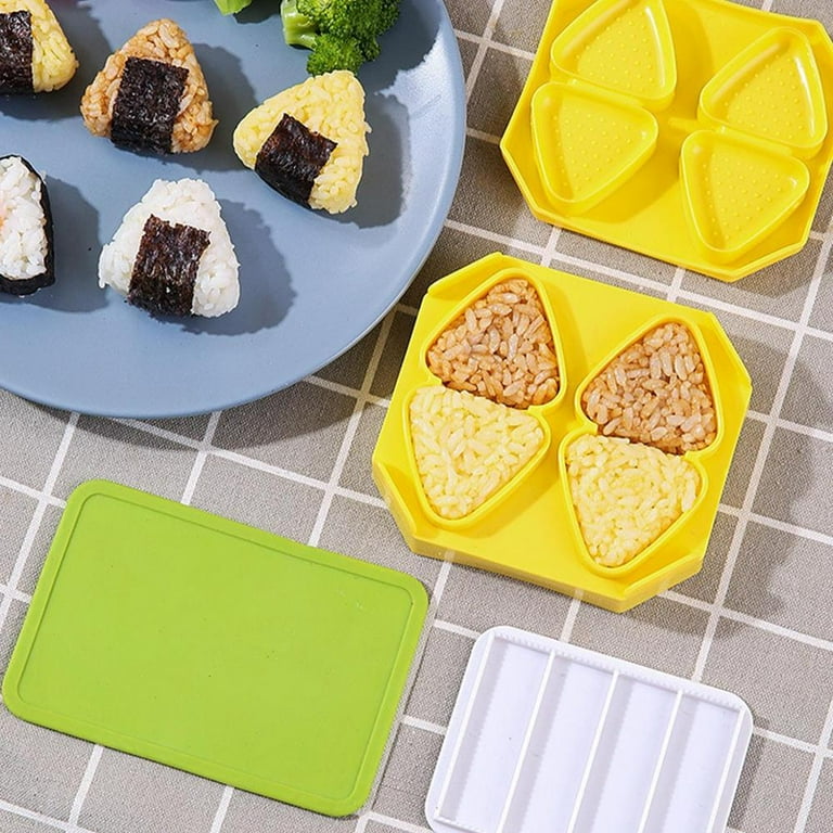 Tohuu Sushi Making Kit Rice Ball Press Maker Kit Rice Mold Kitchen Tool for  Homemade Cute and Delicious Sushi Bento for Kids Lunch Picnic Parties good  