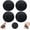 Style C, variant on 4 Pack Soft Rubber Shower Scrubber, Gentle Exfoliating Bath Pads for All Skin Types Style