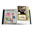 thumbnail image 2 of Pioneer 12 Inch by 15 Inch Postbound Family Treasures Deluxe Fabric Cover Memory Book, Seabreeze Blue, 2 of 3