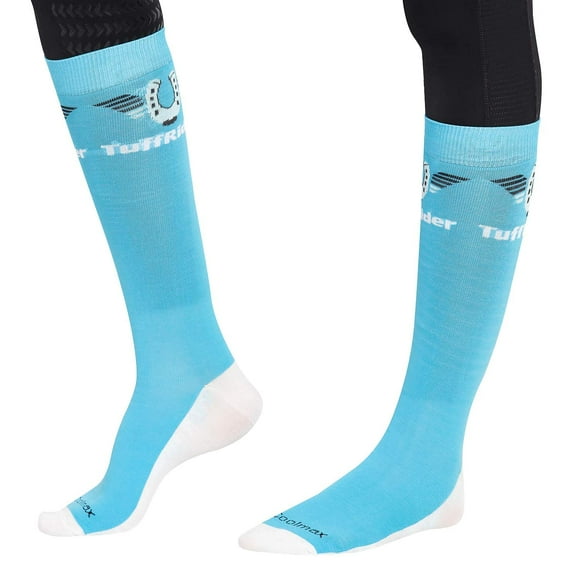 TuffRider Jpc Coolmax Boot Socks, Cashm Blue, Standard