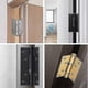 thumbnail image 3 of Door Closer, Hidden Soft Close Door Hinge, Slow Close Silent Positioning, Home, Indoor Garden, Hotel, Commercial Door - Silver, 3 of 5