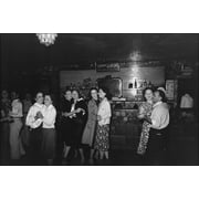24"x36" Gallery Poster, Dancing at bar in Raceland, Louisiana, 1938
