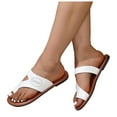 thumbnail image 2 of WILLBEST Boot Slippers Women Sandals Fashion New Pattern Solid Color Flat Bottom Lightweight and Comfortable Summer Set Toe Slippers, 2 of 8