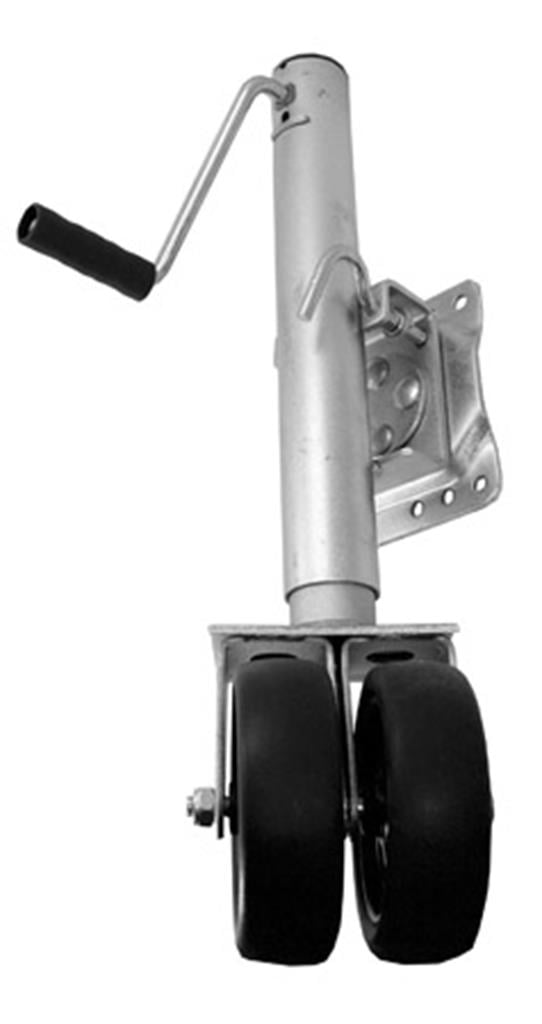 "Cal Hawk Tools 2,000 Lbs. Swivel Double Wheel Trailer Jack"