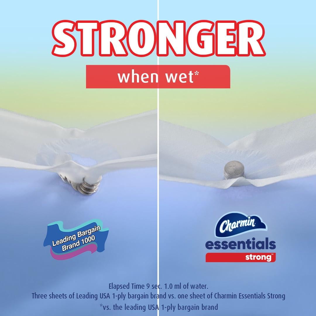 Charmin Essentials Strong Toilet Paper 12 Mega Rolls