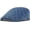 Blue, variant on CoCoMangos Men's Rhombus Denim Newsboy Flat Cap Peaked Ivy Golf Cabbie Hat