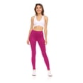 thumbnail image 2 of Sweet Hearts 3-Pack Leggings for Women- Elastic Waist Tummy Control Buttery Soft Women's Leggings Made in USA, 2 of 6