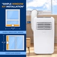 thumbnail image 4 of Aire acondicionado portátil SereneLife SLPAC8 SLPAC 8,000 BTU, 4 of 7