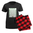thumbnail image 5 of CafePress - An Irish Blessing Women's Dark Pajamas - Women's Short Sleeve Print T-Shirt and Pants Dark Cotton Pajama Set, 5 of 7