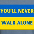 thumbnail image 3 of CafePress - You'Ll Never Walk Alone Pro Ukraine T Shirt - Mens Comfort Colors Shirt, 3 of 5