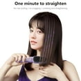 thumbnail image 2 of Cordless Hair Straightener Brush Fast Heating Hot Tool With 3 Heat Settings Travel Styling For All Hair Types(Black), 2 of 7
