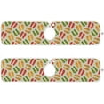 thumbnail image 2 of Coolnut Flip Flop Colorful Sink Splash Guard for Faucet 2 Packs Faucet Absorbent Mats, Summer Faucet Handle Drip Catcher Quickly Drying Mat for Kitchen Counter Bathroom, 30"x5.5" RV, 2 of 7