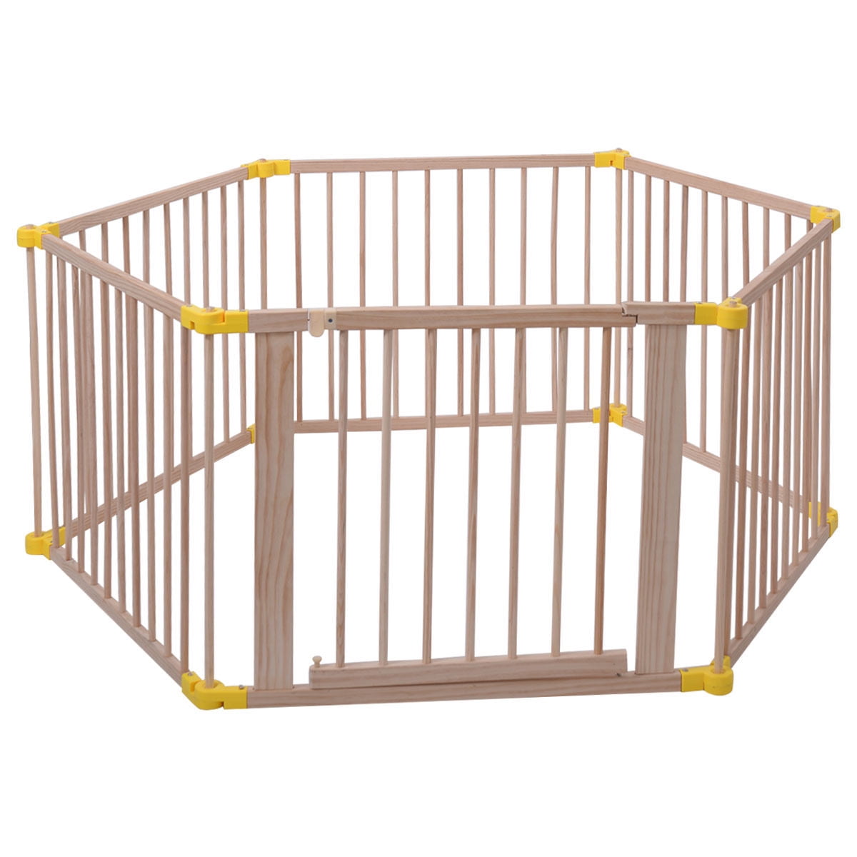 costway baby playpen wooden