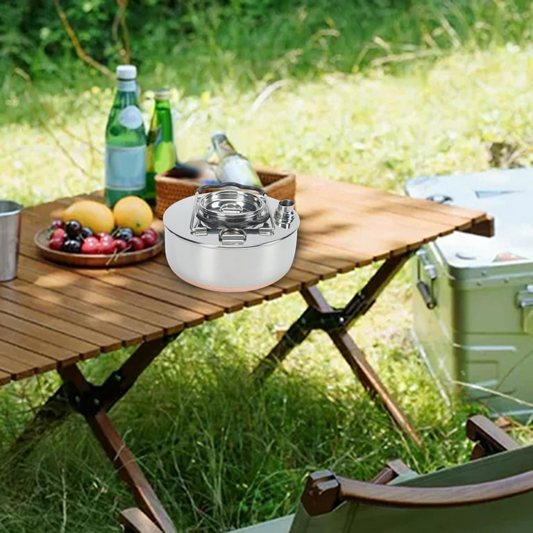 COOK'N'ESCAPE Titanium Cooker Pot Hanging Pot Mug Cup Outdoor Camping BBQ  Handle With Hanging Lid