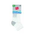 thumbnail image 2 of Hanes Womens Breathable Lightweight Super Ankle Socks 6-Pack, 8-12, White Basic, 2 of 2