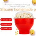 thumbnail image 4 of Silicone Microwave Popcorn Maker Foldable Popcorn Bowl, 4 of 5