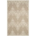 thumbnail image 4 of SAFAVIEH Manchester Naomh Medallion Striped Area Rug, Beige/Ivory, 5' x 8', 4 of 5