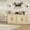 Wood Color, variant on GOCAPTAIN Sideboard Buffet Cabinet, 71" Wide Wooden Storage Cabinet with 4 Doors for Kitchen, Living Room, Brownish Red