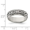 thumbnail image 5 of 925 Sterling Silver Design Ring Size 11, 5 of 5