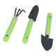 thumbnail image 5 of Juegos de herramientas de jardín Material de hierro ABS Diseño de agujero colgante Kit de rastrillo de pala ancha y estrecha verde para palear y excavar, 5 of 8
