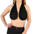 thumbnail image 2 of 2026 Adjustable Hands Free Shower Towel Bra For Women, Wrap Around Bath Towel With Neck Strap, Quick Dry Microfiber Drying After Shower, Black L, 2 of 6