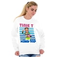 thumbnail image 5 of XOMG POP Music Fan Tinie T Cartoon Women Crewneck Sweatshirt Brisco Brands X, 5 of 6