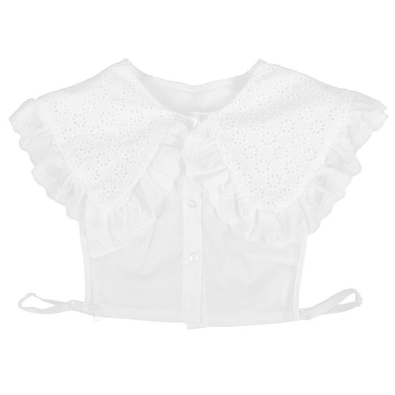 Elegant Detachable Lace Collar For Women Stylish Fake Collar With Ruffle For Sweaters And Blouses Dickey Collar For Women Lace