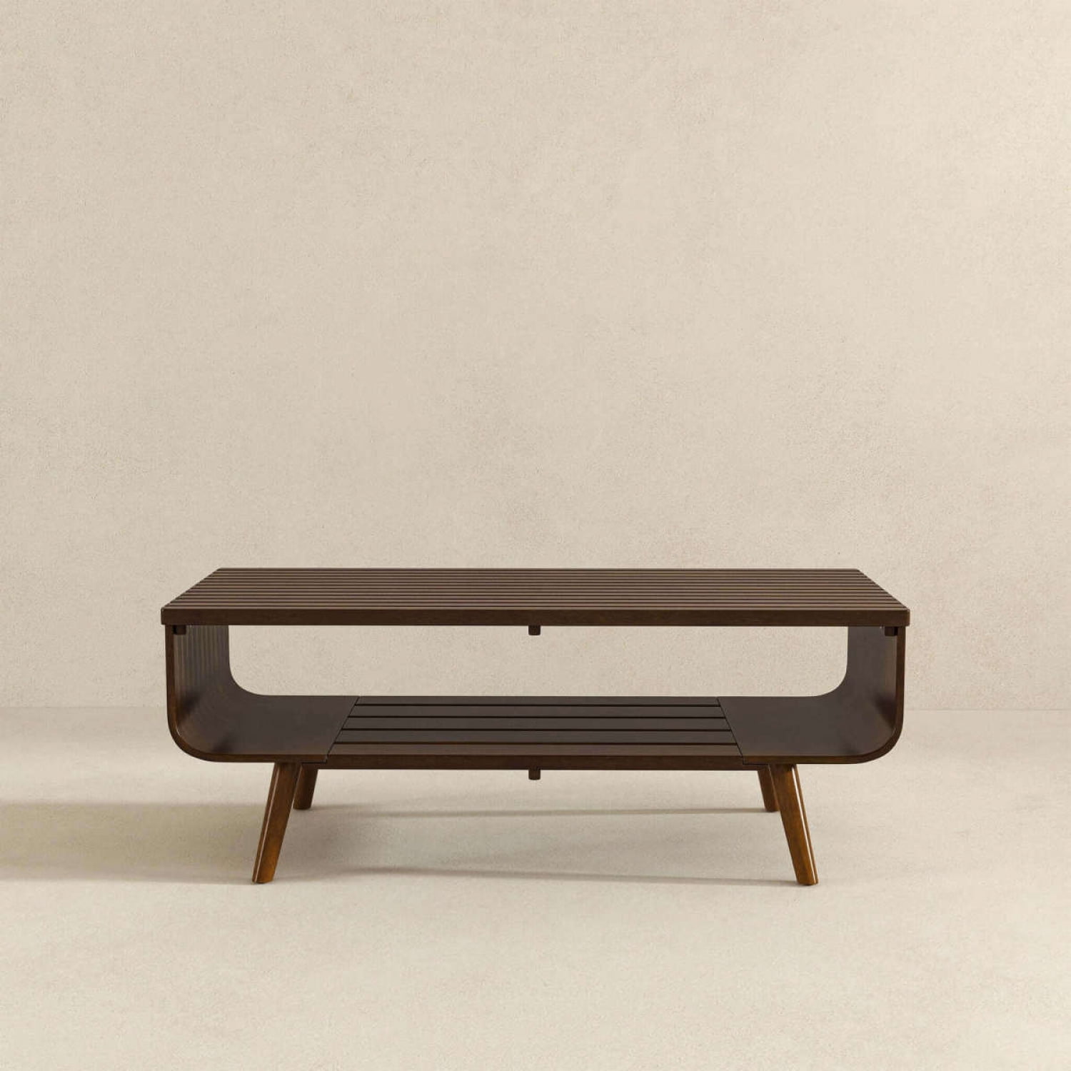 Alice Walnut Coffee Table Solid Wood Living Room Accent