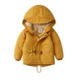 thumbnail image 3 of Godderr 3-10 Years Old Boys Girls Hooded down Jacket Coats for Kids,Padded Thickened Hoodie Winter Coats Jacket,Long-Sleeved Zipper Button Cardigan Jacket Tops, 3 of 5