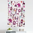 thumbnail image 1 of Circus Tapestry, Colorful Circus with Magician Dancer Acrobat and Various Fun Characters, Fabric Wall Hanging Decor for Bedroom Living Room Dorm, 5 Sizes, Multicolor, by Ambesonne, 1 of 1