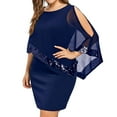 AGWOLF Sequin Prom Dress for Women 2024 Plus Size Cold Shoulde Crewneck