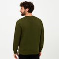 thumbnail image 2 of Adult Unisex Mid-Weight Crewneck Sweatshirt, Ringspun Cotton Blend, 3-End Fleece 903, 2 of 4