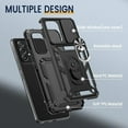 thumbnail image 3 of for Samsung A53 5G Case, Galaxy A53 5G Case with Camera Cover & 360°Kickstand Ring with Tempered Glass Screen Protector, Military Grade Shockproof Protective Cover for A53 5G Case Black, 3 of 14