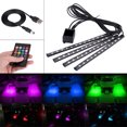 thumbnail image 2 of Luz de ambiente, 5 V, 4 x 12 SMD, luz RGB para interior de coche, luz para pies, aspecto llamativo, 2 of 9