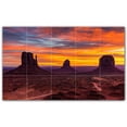 thumbnail image 1 of Picture-Tiles.com: Sunset Ceramic Tile Wall Mural WAL500994-53M. 30"W x 18"H using (15) 6" x 6" Ceramic Tiles-Satin Finish, 1 of 3