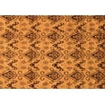 thumbnail image 1 of Ahgly Company Indoor Rectangle Abstract Orange Modern Area Rugs, 7' x 10', 1 of 4