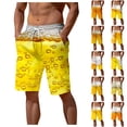 thumbnail image 2 of CHENge Mens Swim Trunks 2xl Big and Tall Casual Tropical Print Quick Dry 4th Of July Swim Trunks with Pockets Upf 50+ Sun Protection Beach Wear, 2 of 4