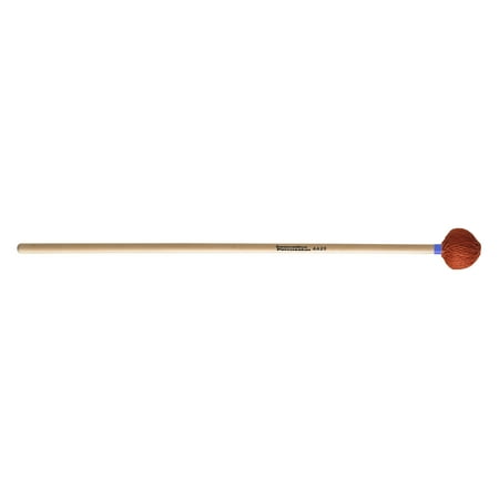 Innovative Percussion AA25 Medium Orange Cord Head Vibraphone & Marimba Mallets w/ Rattan Handles, Pair