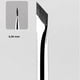 thumbnail image 3 of Ultra Slim Angled Eyebrow Brush for Precise Detailing, Foil Tip Makeup Tool for Brows and Under Eye, 2/5 Pieces, 3 of 5